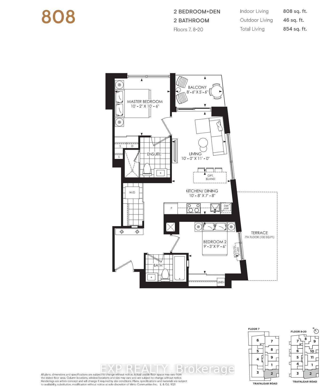 Unit 1602 - 3079 Trafalgar Road, Oakville 2